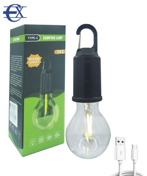 Lâmpada de Camping LED Recarregável Type-C