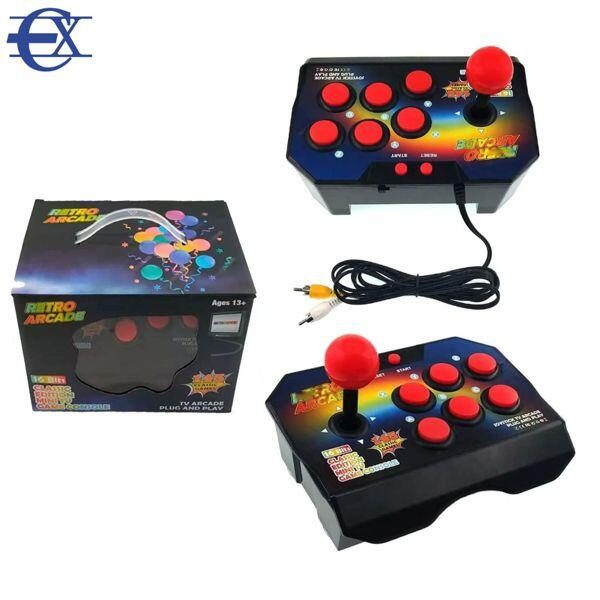 Consola Retro Arcade Plug and Play com Massajador Ocular - 145 Jogos 16-Bit