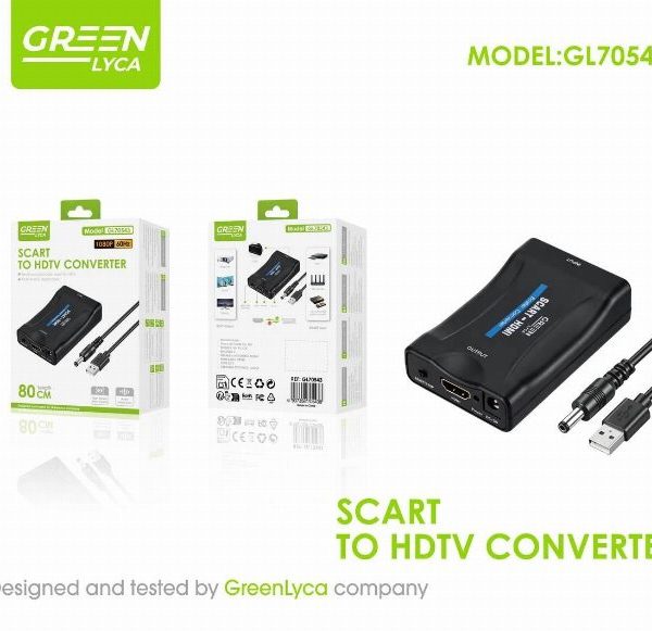SCART para HDTV 1080P Conversor
