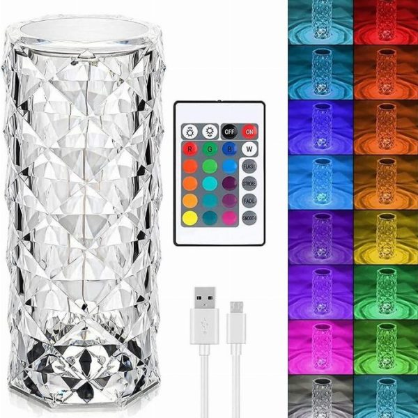 Candeeiro de Mesa Tátil Multicolor