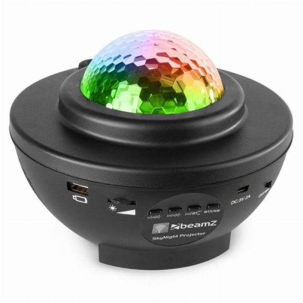 Projetor de Estrelas e Galáxias LED com Altifalante Bluetooth e Comando