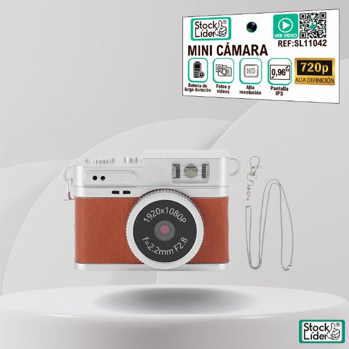 Mini câmara compacta HD 720p