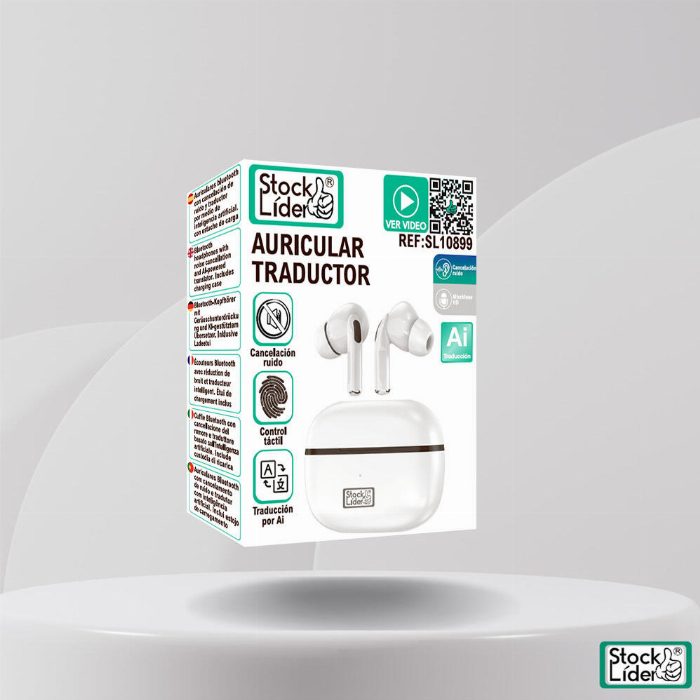 Auscultadores tradutores em tempo real com Bluetooth