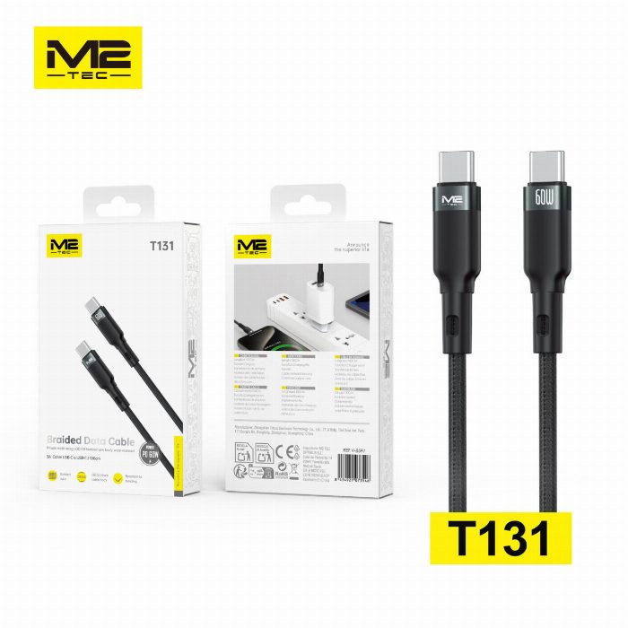 Cabo USB-C para USB-C 60W (1 m)
