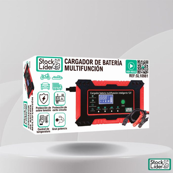 Carregador de baterias multifunções