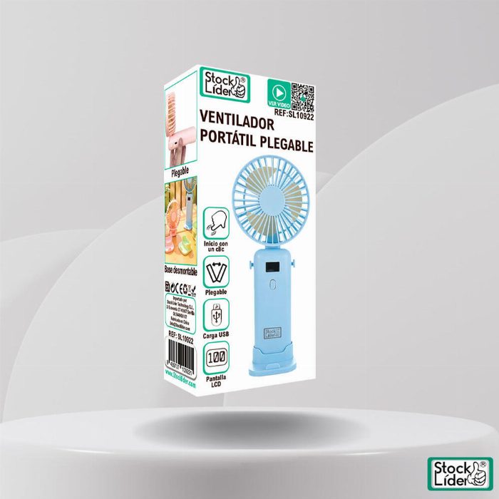 Ventilador dobrável portátil