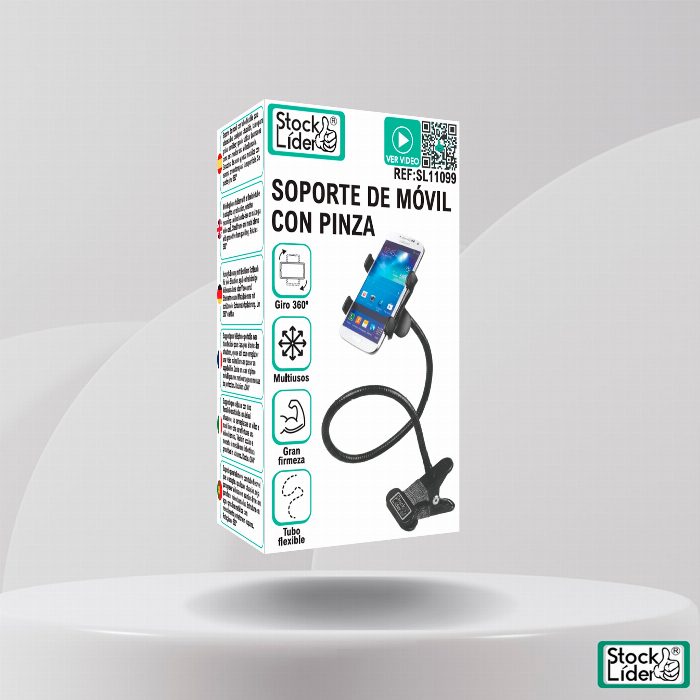 Suporte móvel com braçadeira