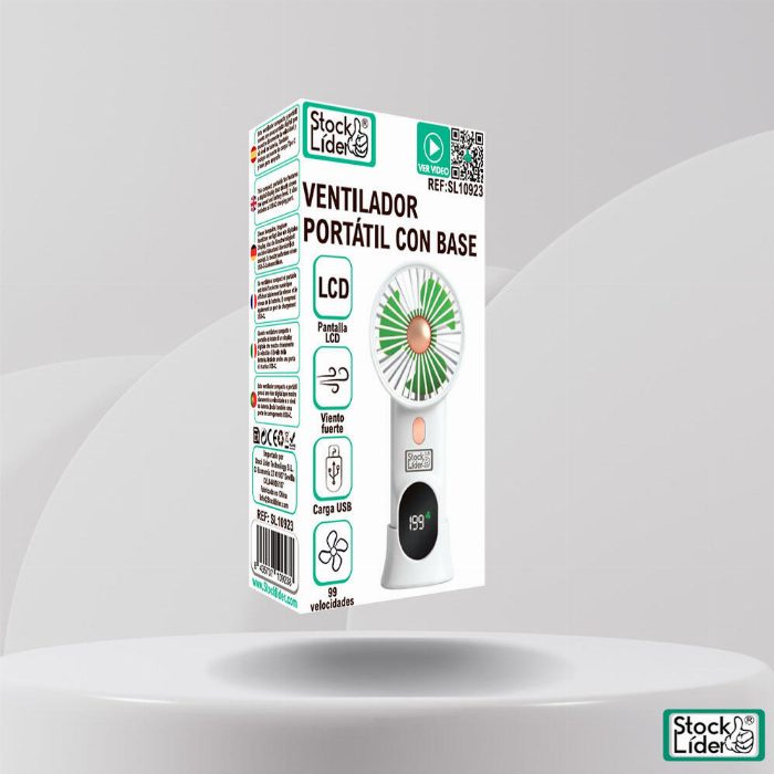 Ventoinha portátil com base