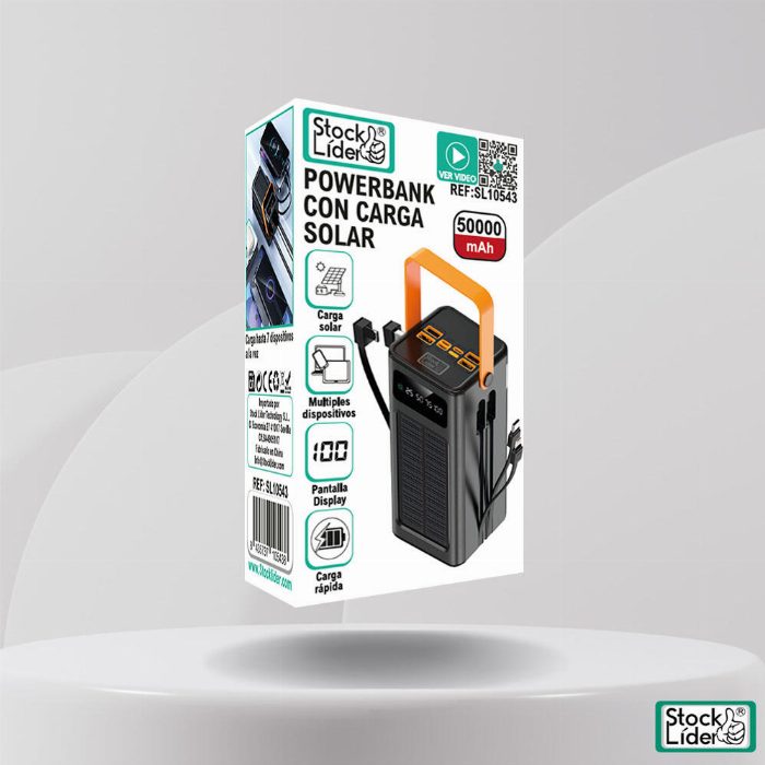 Power bank com carregamento solar