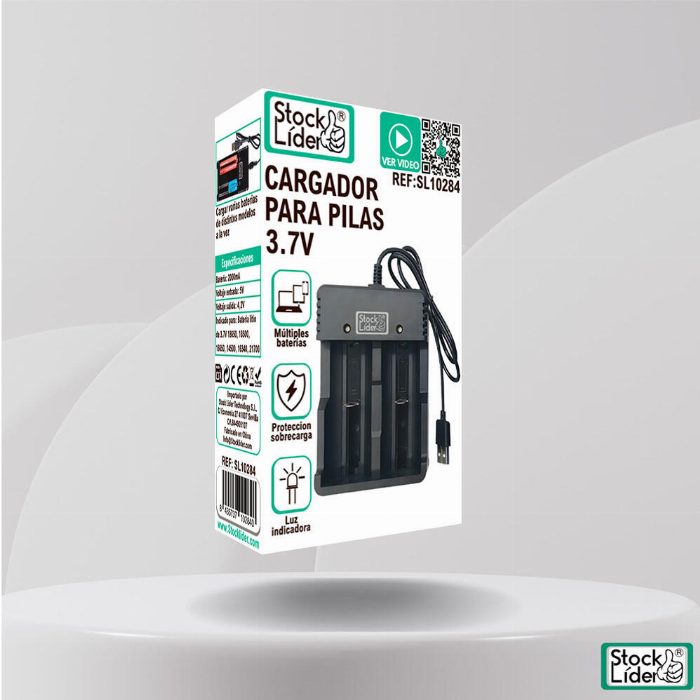 Carregador de pilhas de lítio 3,7V