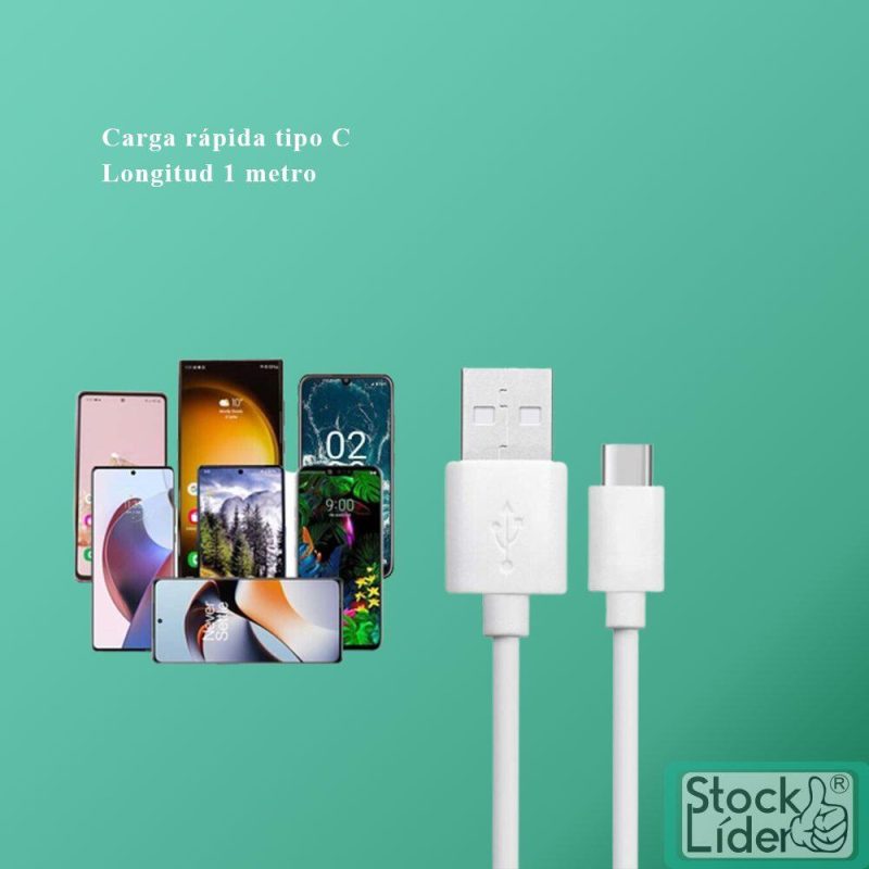Cabo USB tipo C 2m