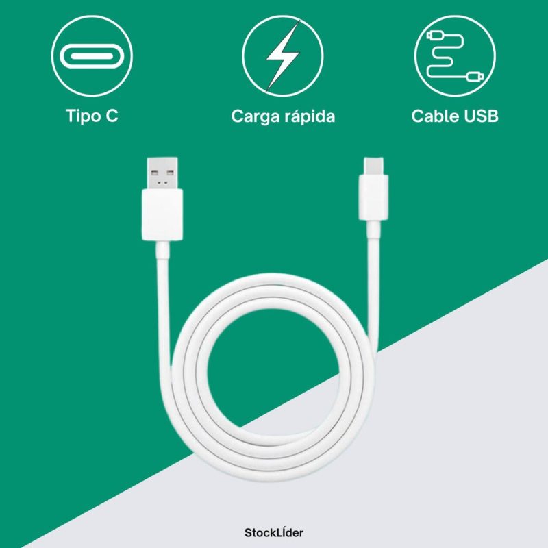 Cabo USB tipo C 2m