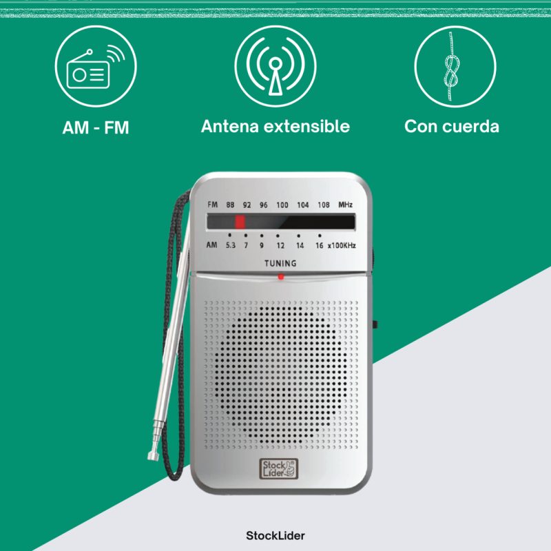 Rádio AM-FM portátil