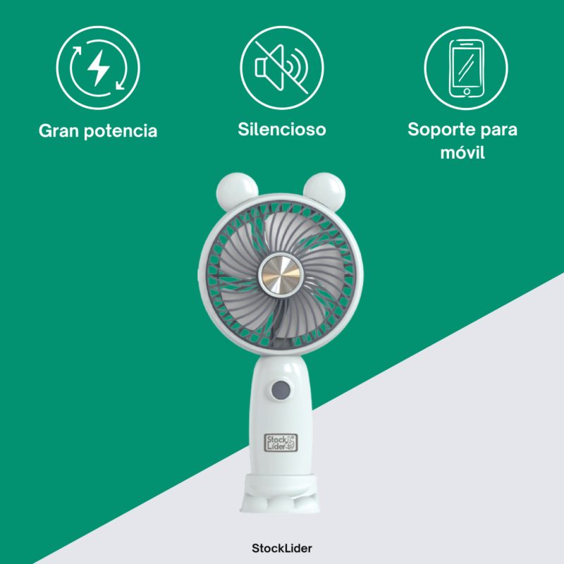 Ventoinha portátil dobrável