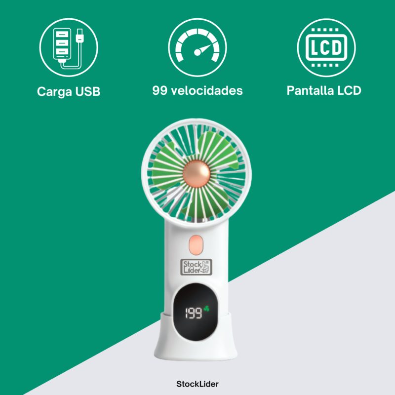 Ventoinha portátil com base