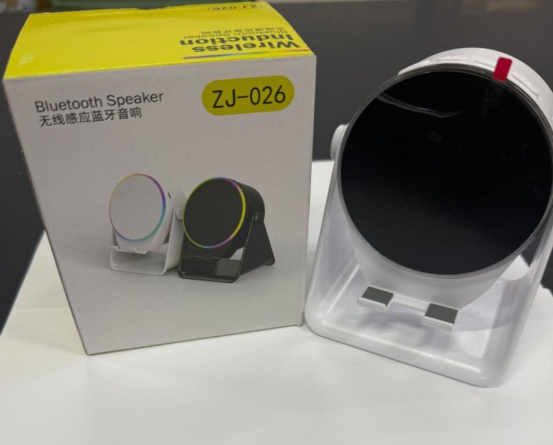 Coluna Bluetooth de indução para telemóvel