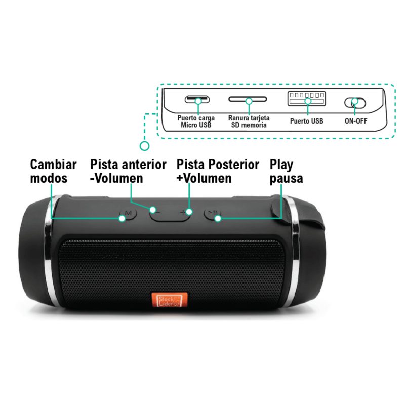 Coluna Bluetooth