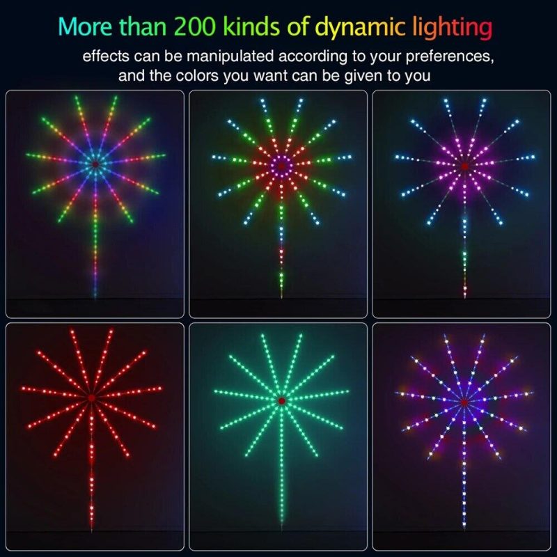 Faixa de fogos de artifício LED