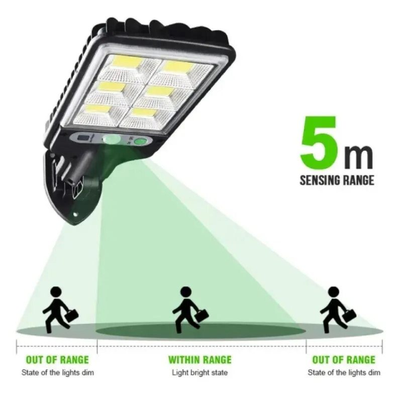 Luz solar LED com controlador + caixa