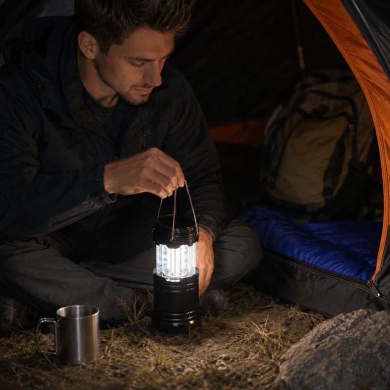 Lâmpada de acampamento
