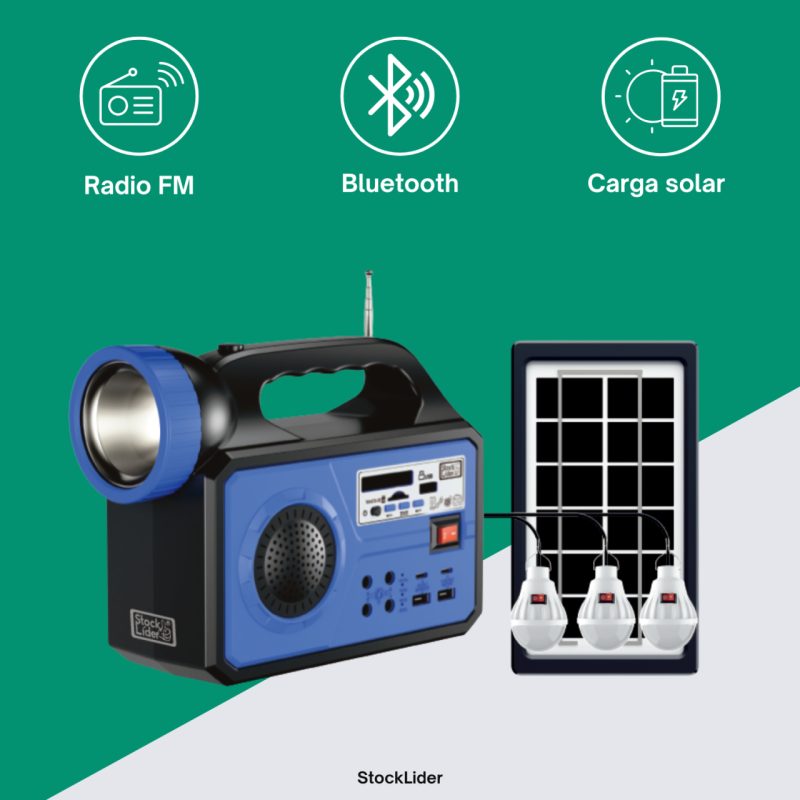 Bateria portátil com placa solar